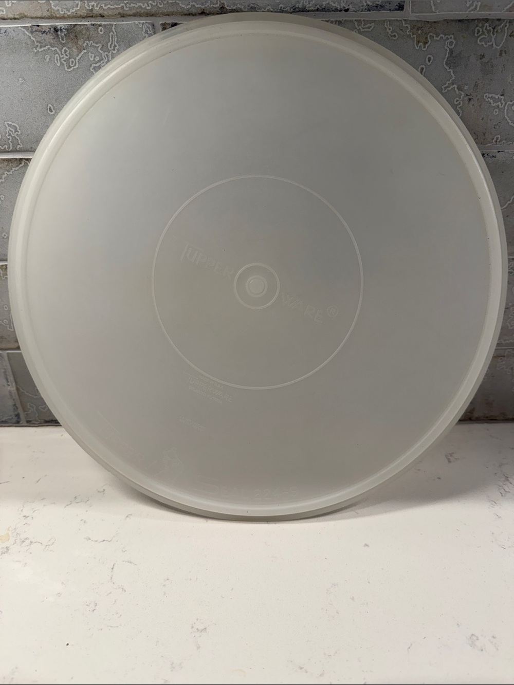 Tupperware Plastic Lid